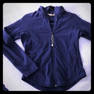 Lululemon full zip jacket navy blue